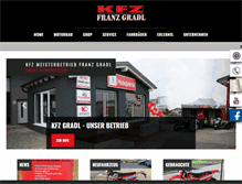 Tablet Screenshot of kfz-gradl.at